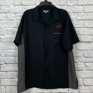 St. Louis Cardinals zip up short sleeve shirt
